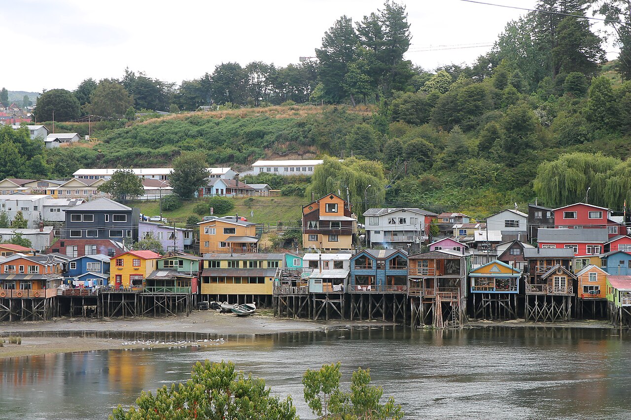 Palafitos en Castro, isla de Chiloé